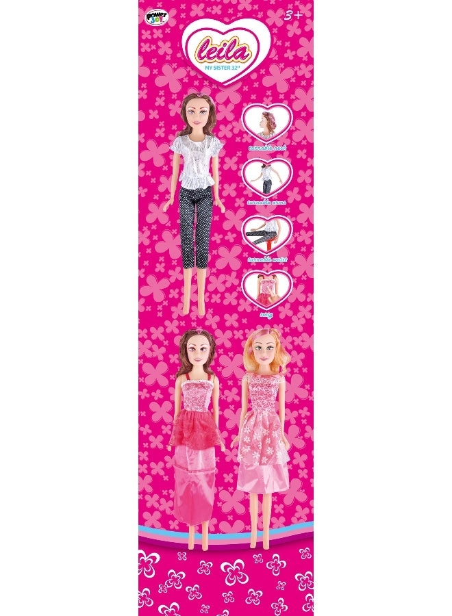 Leila My Sister Fashion Doll - 80cm Ages 3+