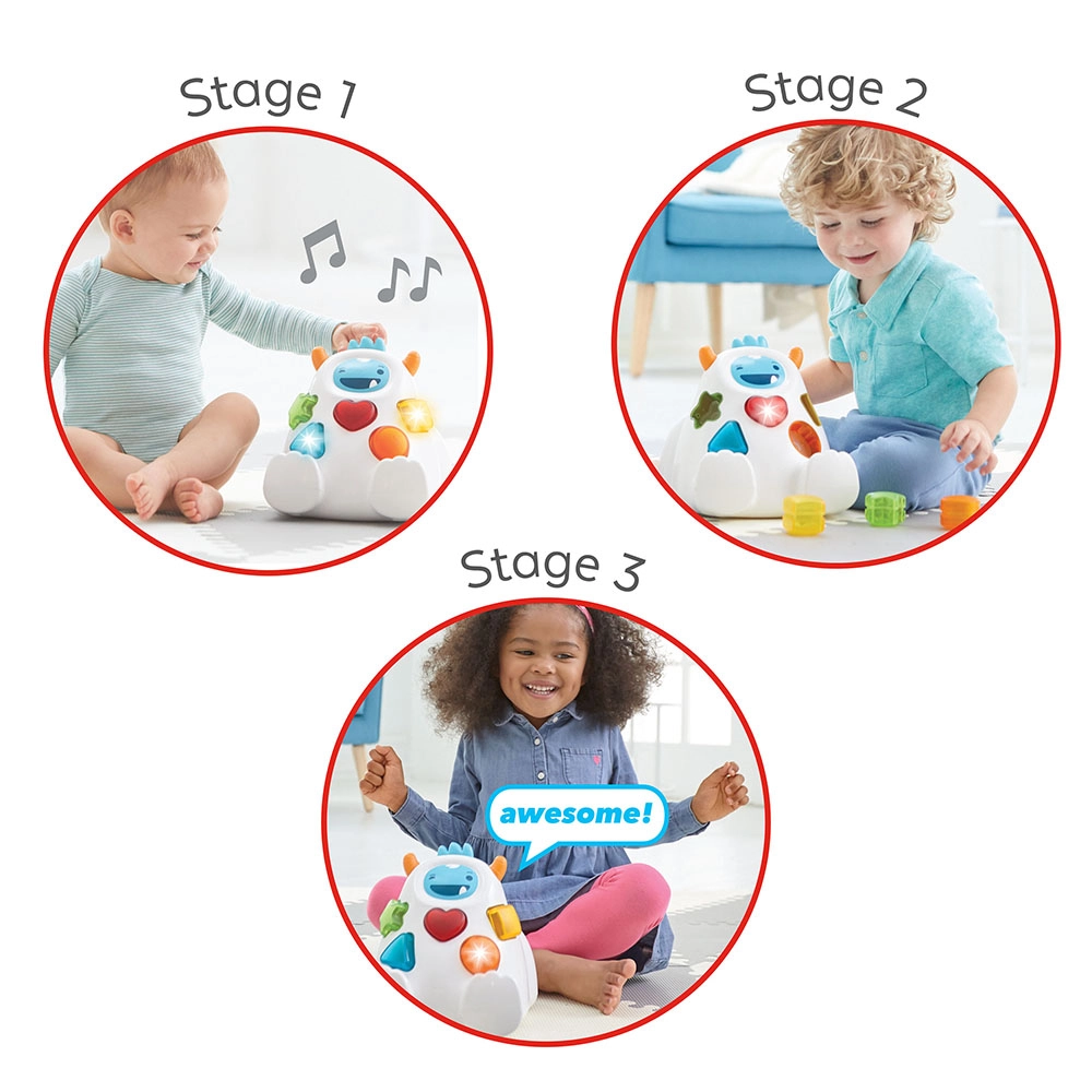 Explore & More Sort & Spin Yeti - Suitable for 2 to 7 years