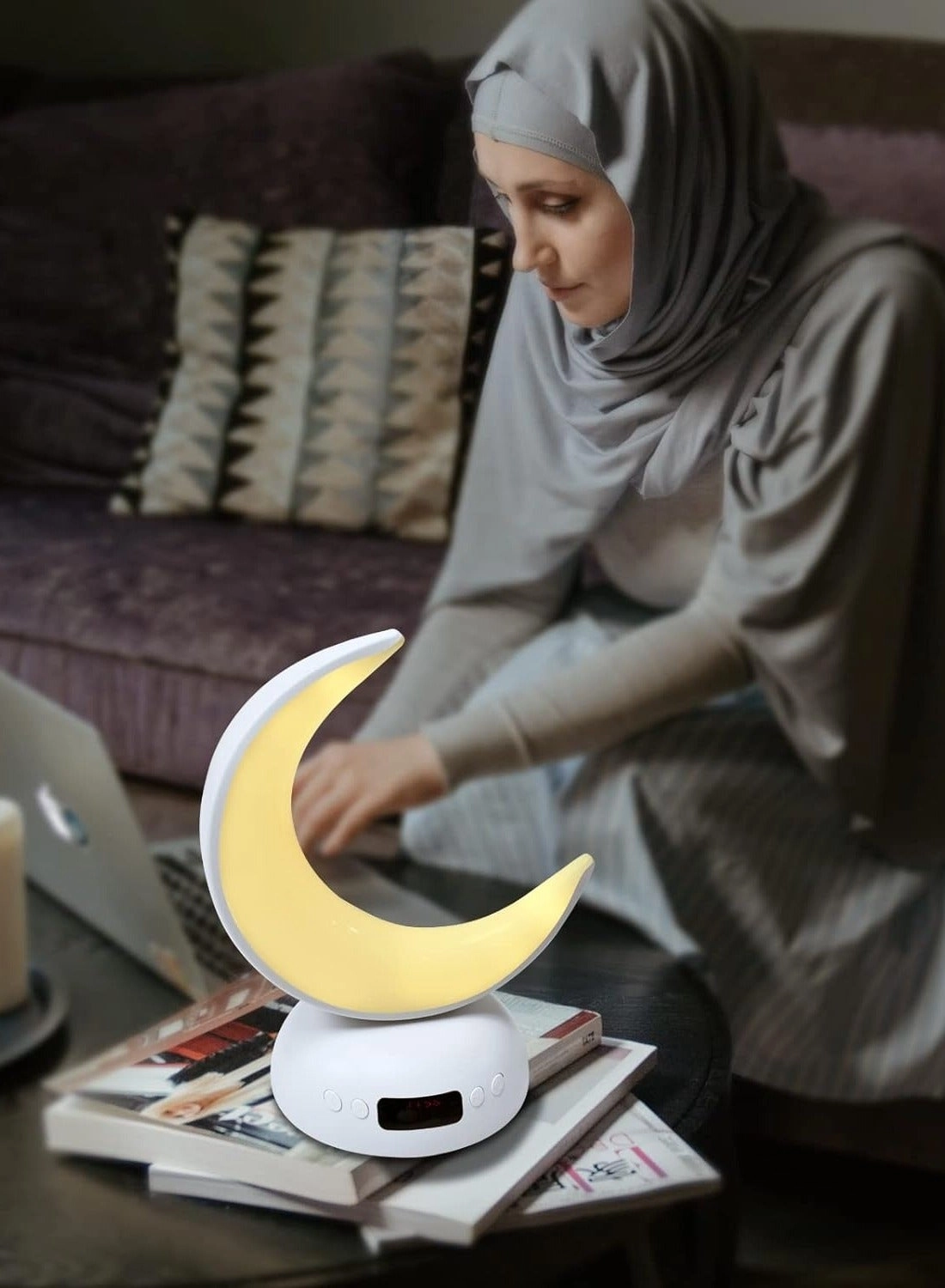 QB303 - Touch Lamp Azan Clock