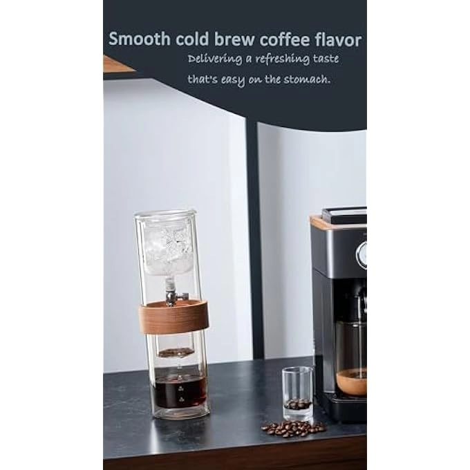 Adjustable Drip Cold Brew - Stainless Steel Filter Precision Extraction