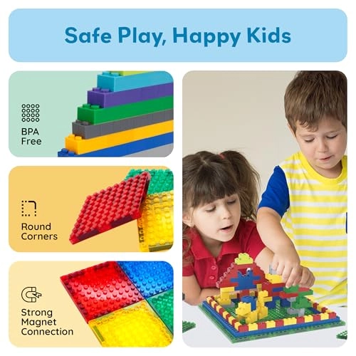 Magnetic Tile & Building Brick Combo - 1016 pcs