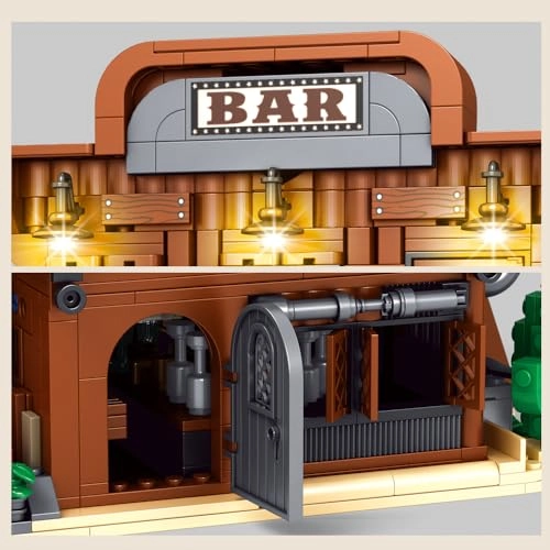 Cowboy Town Bar (39116) - LED lighting Western Style