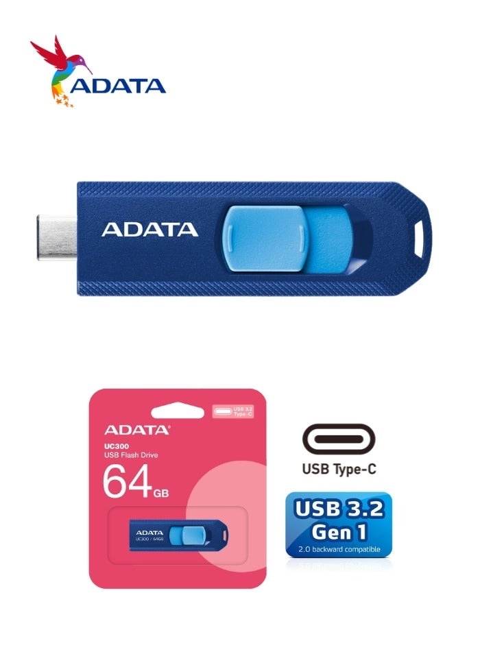 UC300 - USB 3.2 Gen 1 Typ C 64GB