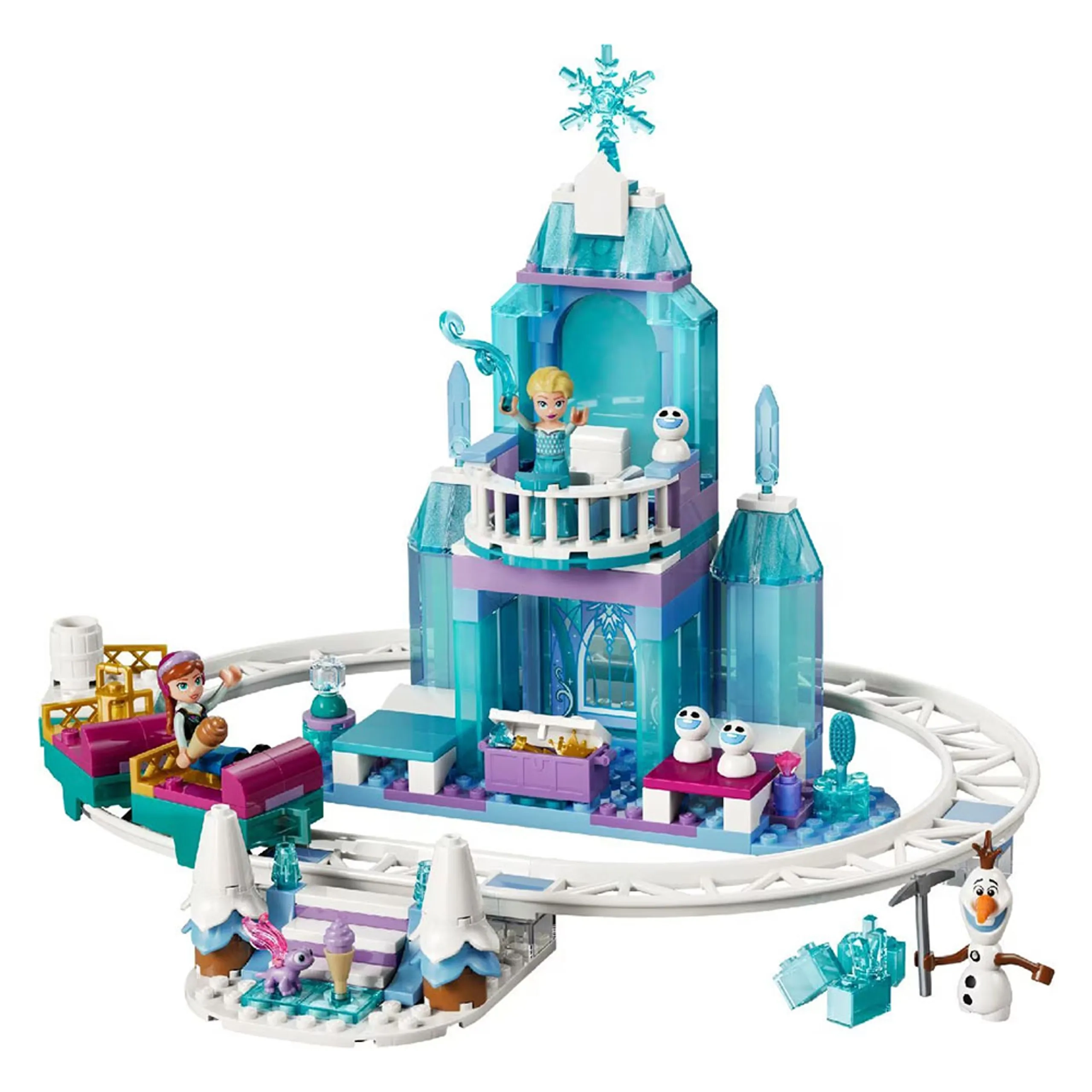 Disney Frozen Elsa's Ice Castle & Snow Ride Adventure (43281)