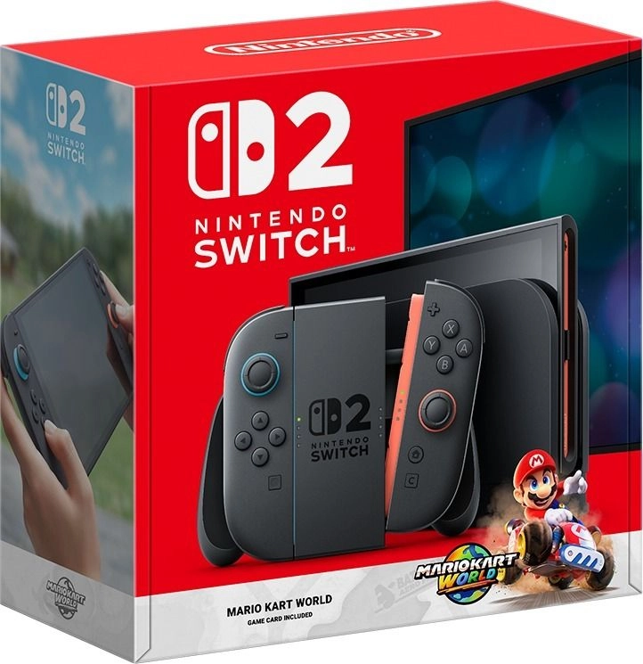 Switch 2 - 256GB + Charging Grip + Carrying Case