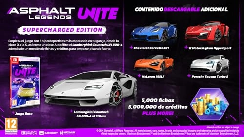 Asphalt Legends: Unite Supercharged Edition - Nintendo Switch