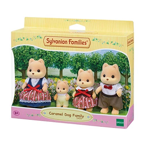 Caramel - Animal - Caramel Dog Family - 36.0 Caramel,Sylvanian 4 4 figures