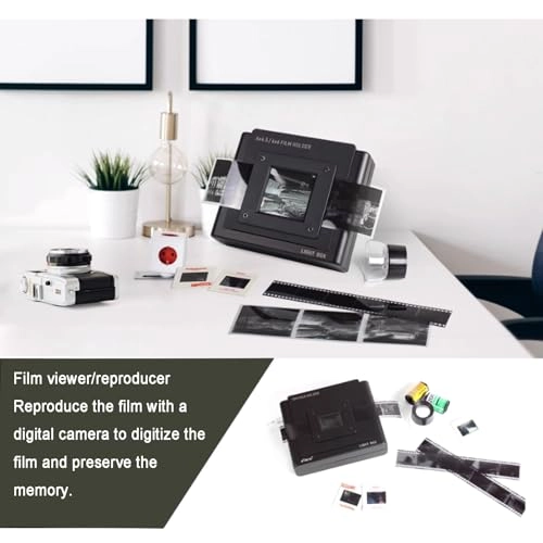 Mobile Film Scanner - Slides and Negative Copying LED Lighted Viewing