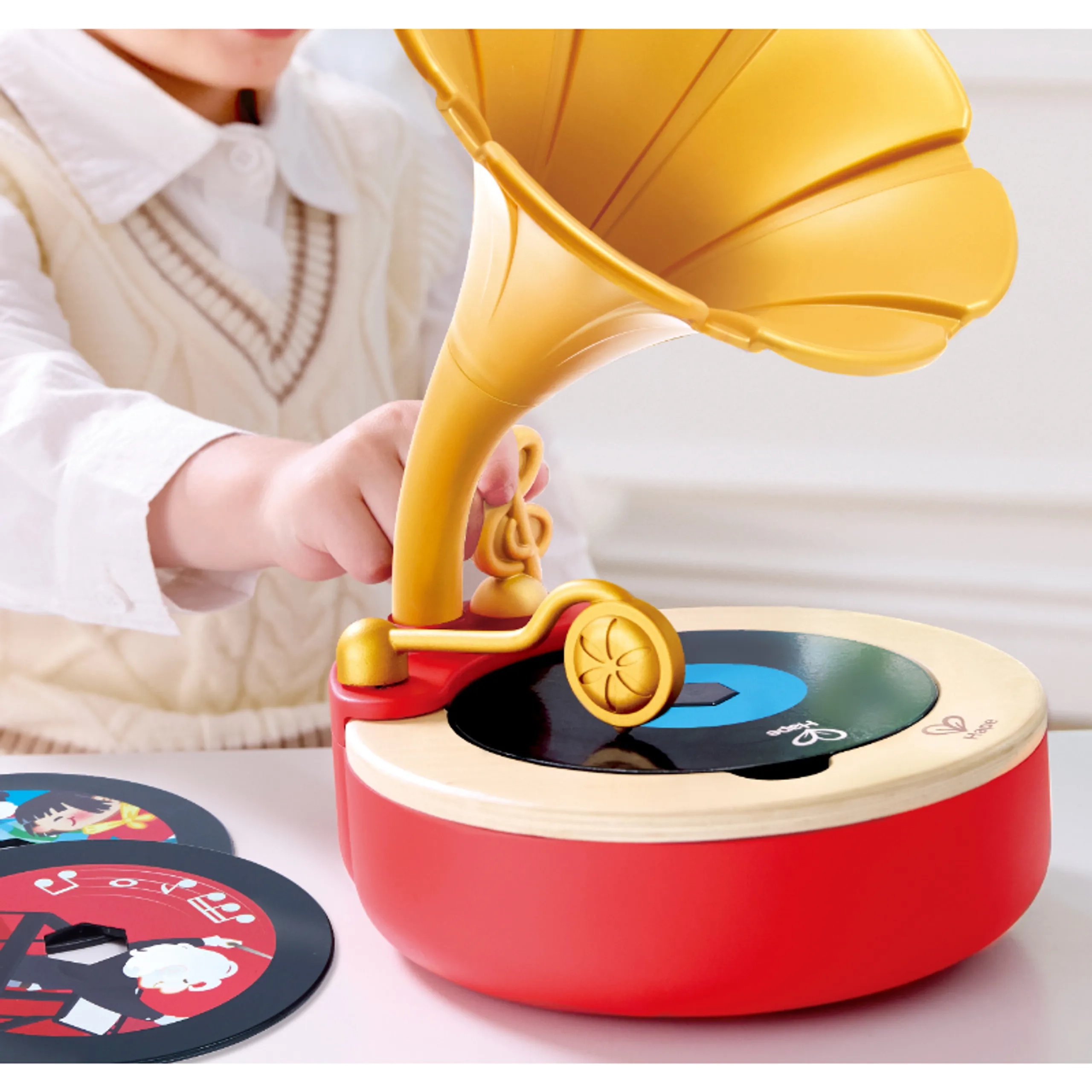 Tune Time Phonograph - 5 x Interchangeable Music Discs 3 years to 6 years