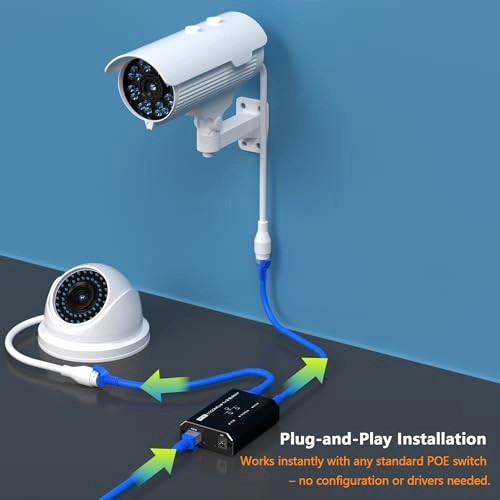 PoE Splitter - 30W 2 Port 802.3at/af Gigabit