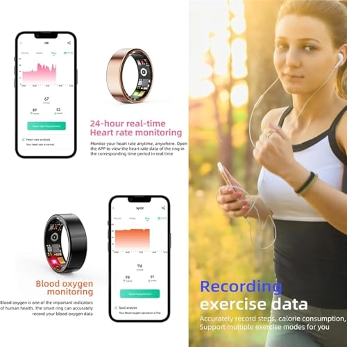 Smart Ring - Fitness Tracker Heart Rate Oximetry