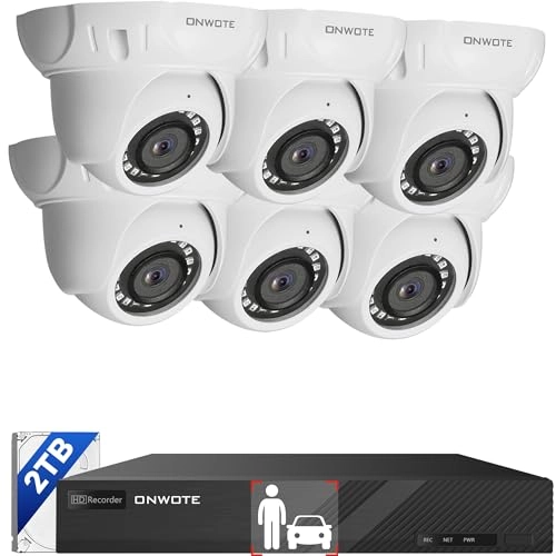 PoE Security Camera System - 6 Cameras 8 Channels 8MP