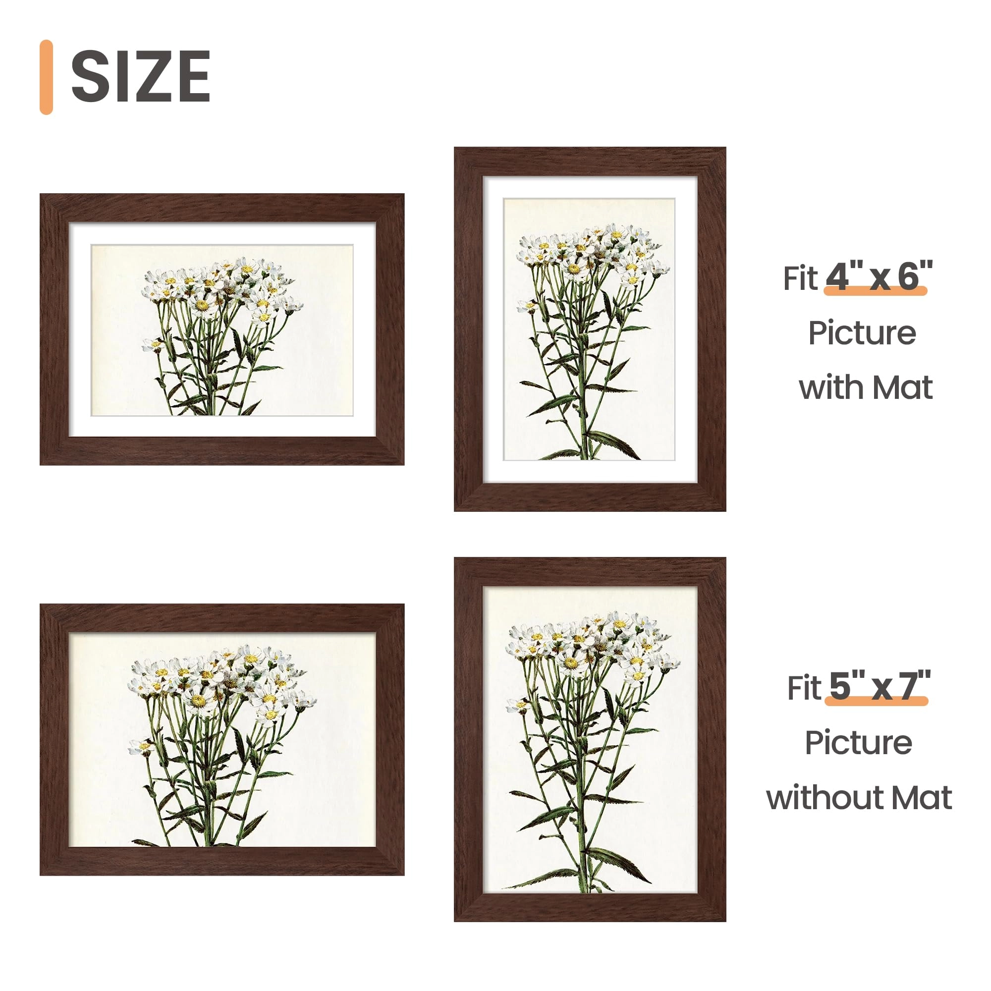 5x7 Picture Frame Set