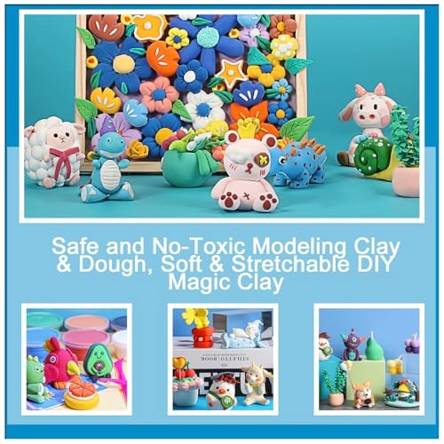 Air Drying Modelling Clay - 3+ years 55 pcs