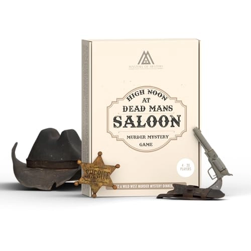 Cowboy Wild West Murder Dinner Game - English Adult