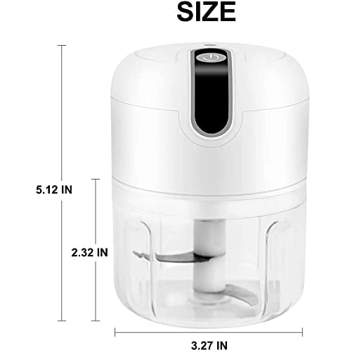 Mini Crusher Chopper - 250 Milliliters USB Charging