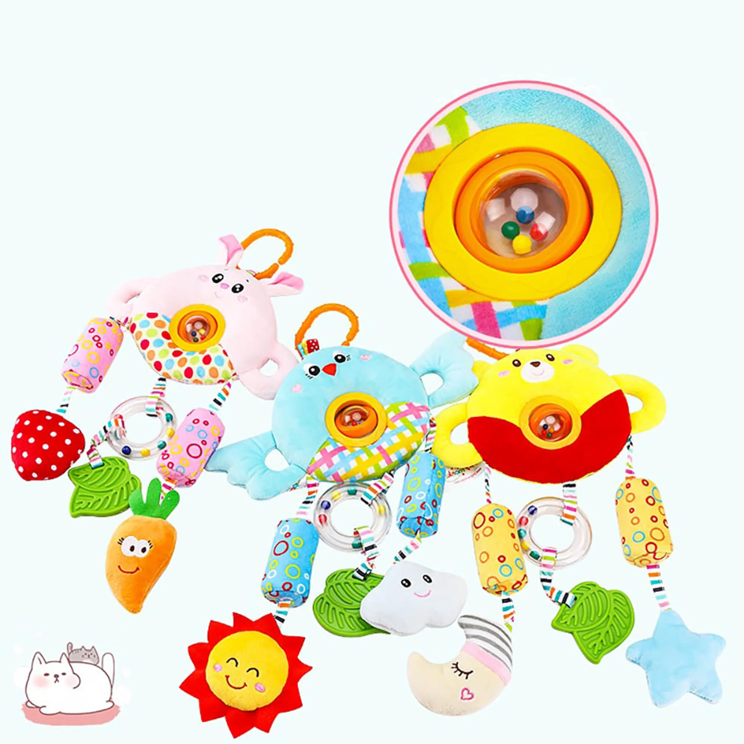 Hanging Rattle Soft Toy - Suitable for 6 months & above