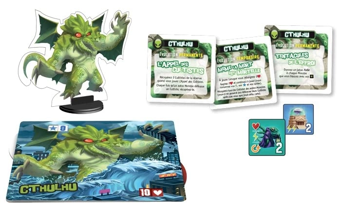King of Tokyo: Anubis + King of Tokyo: Cthulhu + Bottle Opener (French)