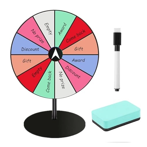 GODSDWARES Spin The Wheel - 8-Inch Dry Erase Tabletop