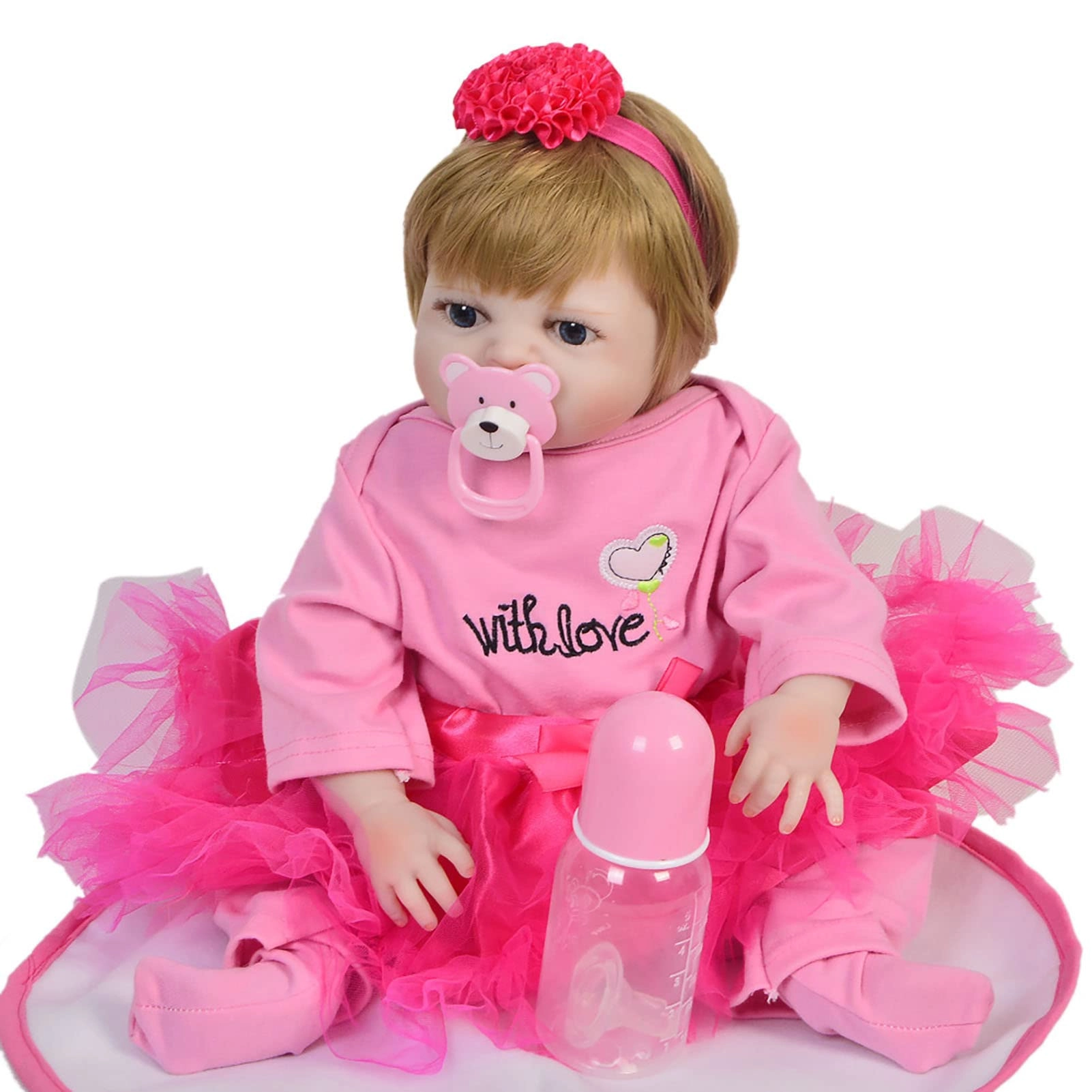 Reborn Baby Doll - 19 Inch Vinyl Girl