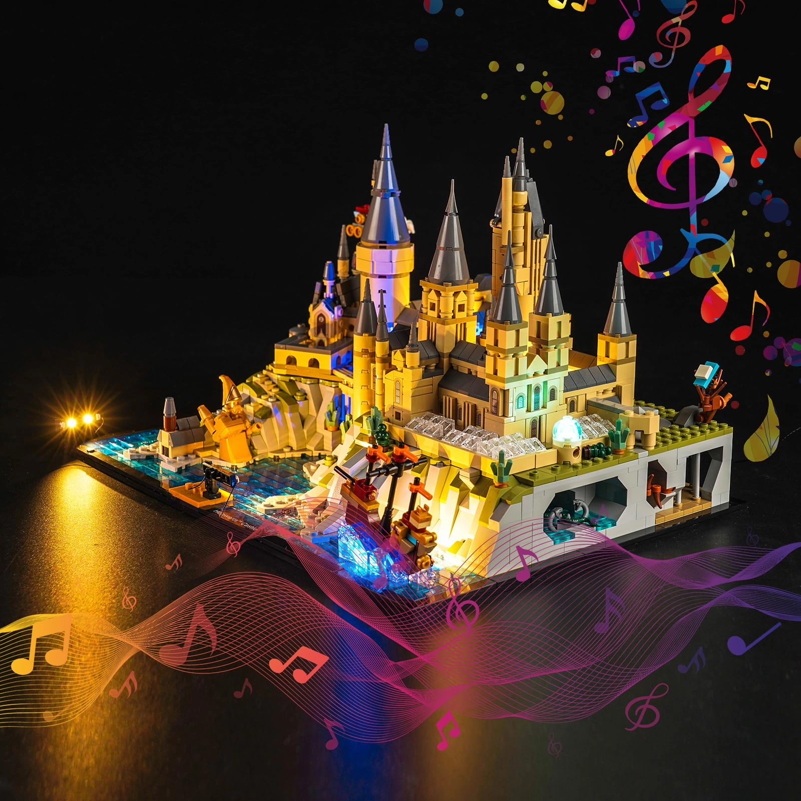 BrickBling Light Kit for LEGO 76419 - Copper Hogwarts Castle and Grounds 1 5V