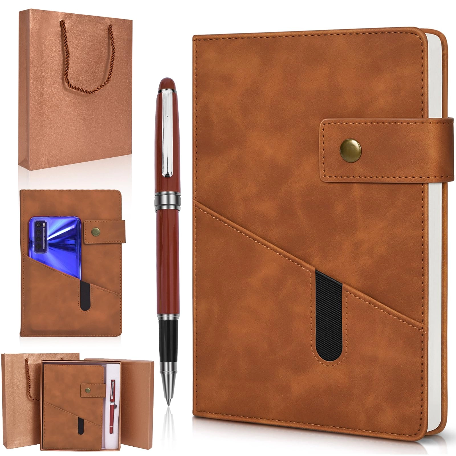 Lined Leather Journal - A5 200 Pages