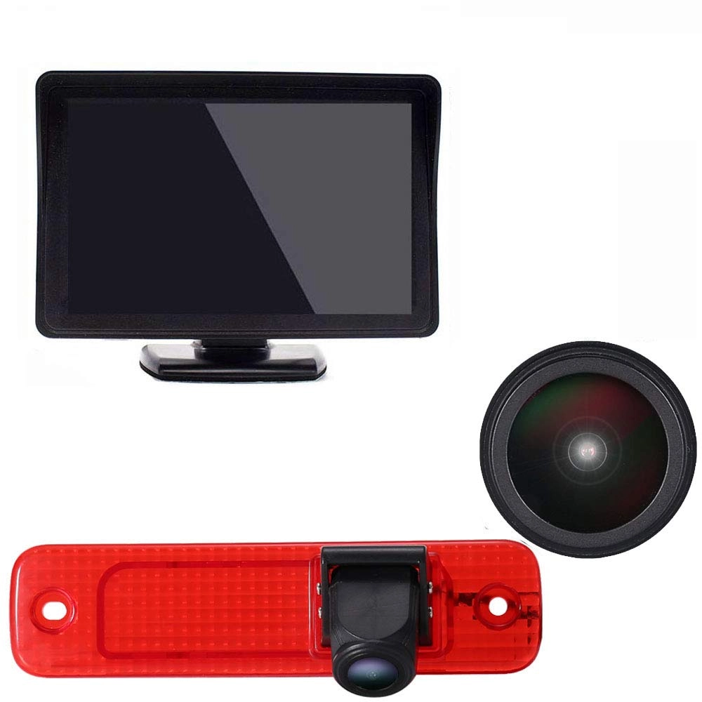 Brake Light Camera - 1280 x 720px Night vision + LCD Monitor - 4.3 Inches