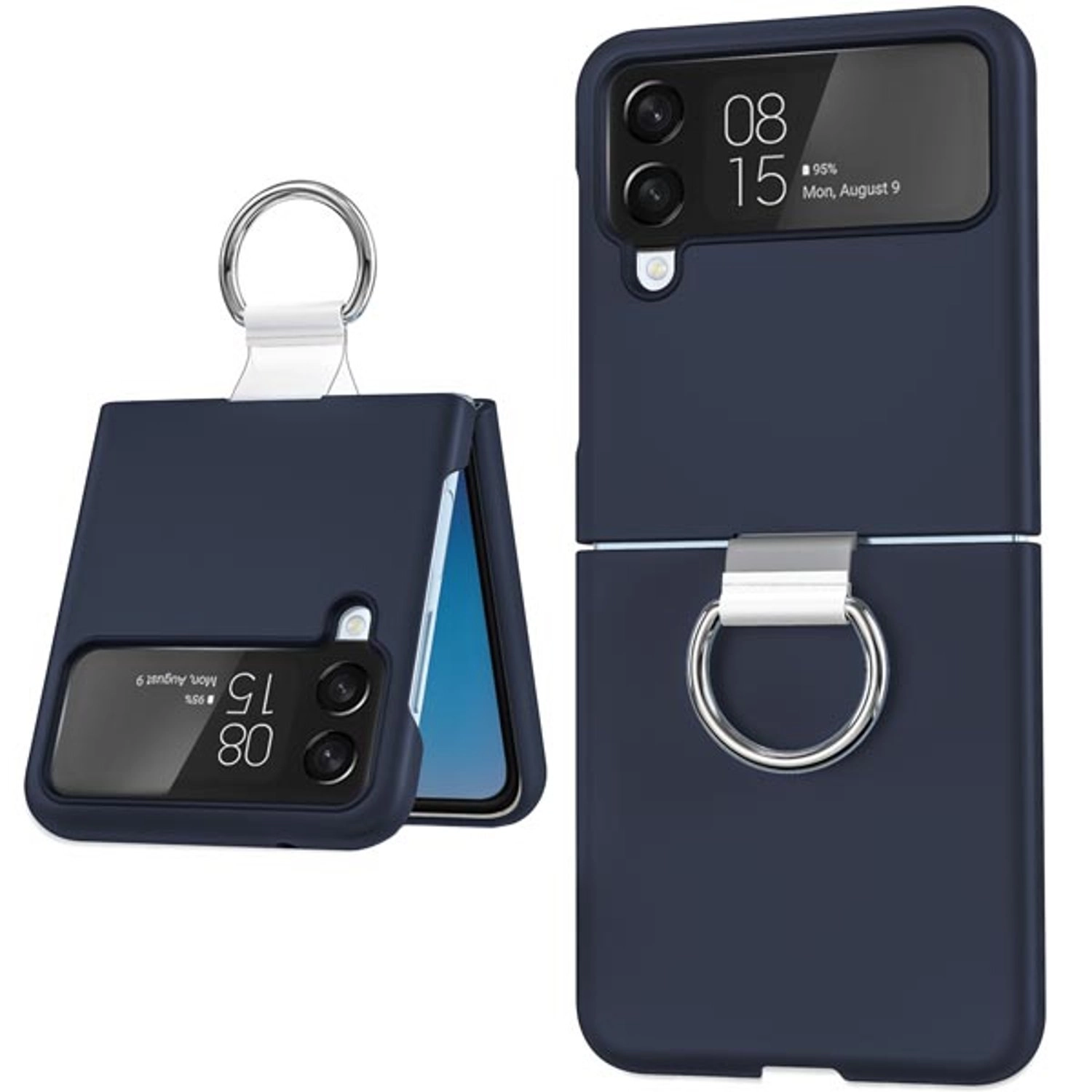 glassology Clear Case Back Case for Samsung Galaxy Z Flip 4