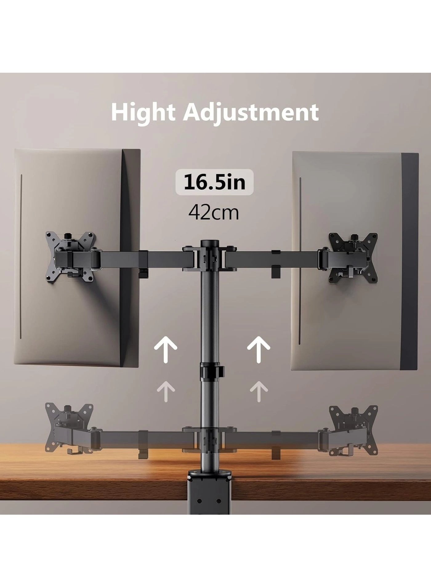 Dual Monitor Desk Mount Stand - 2