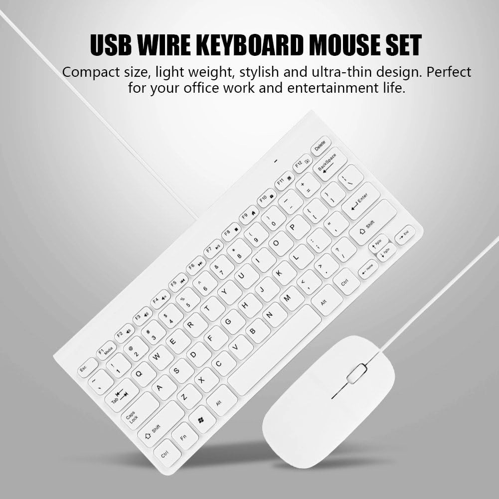 Wired Keyboard + Wired Mouse - USB