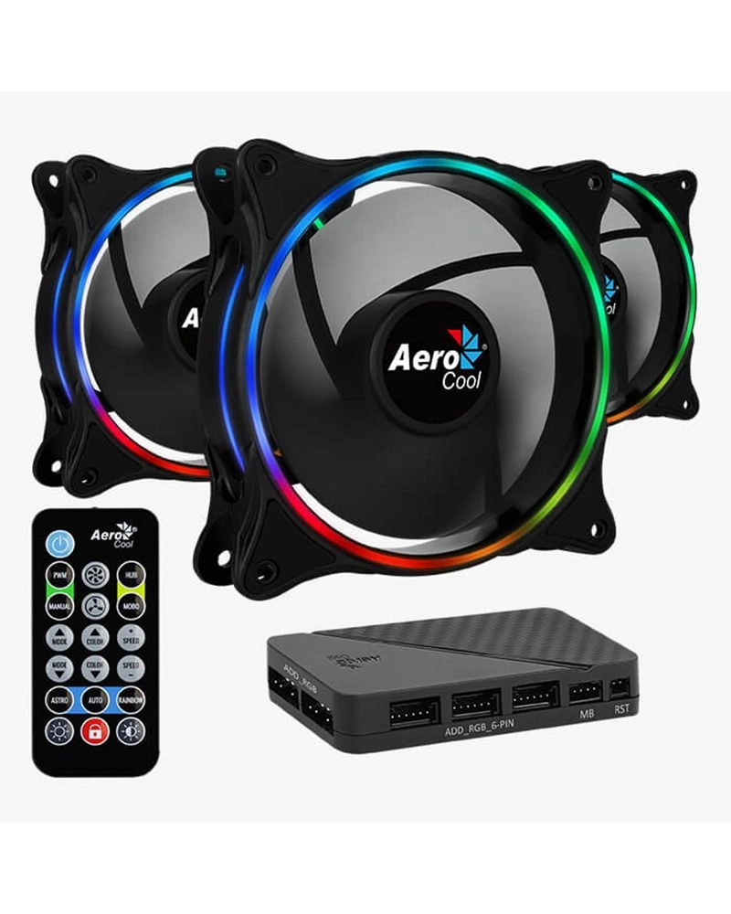 Eclipse 12 Pro - 3 fans 120mm + H66F - RGB