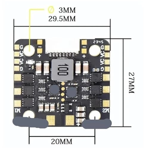 BEC Current Meter - 2in1 5V 2-6S