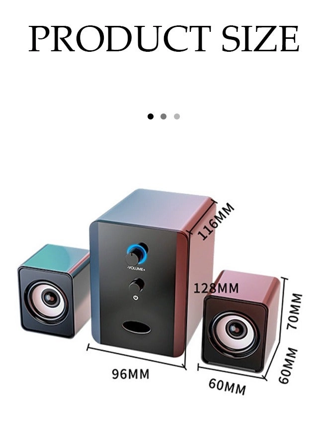Computer speaker - three piece set Bluetooth