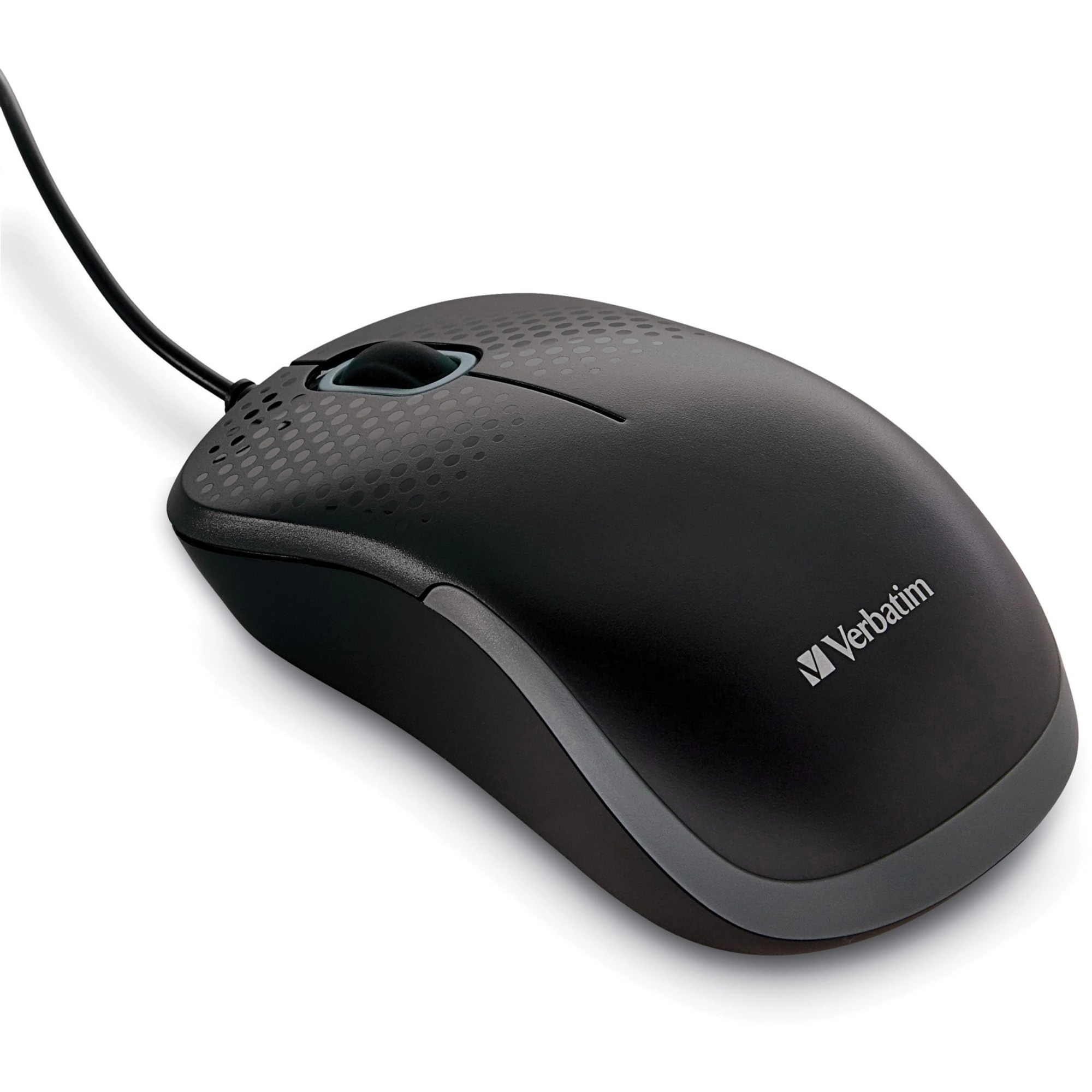 Verbatim America, LLC Silent Corded Optical Mouse - USB