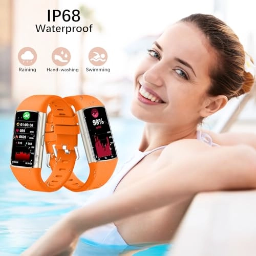 F21 - 1.47-inch touchscreen IP68 Waterproof Orange