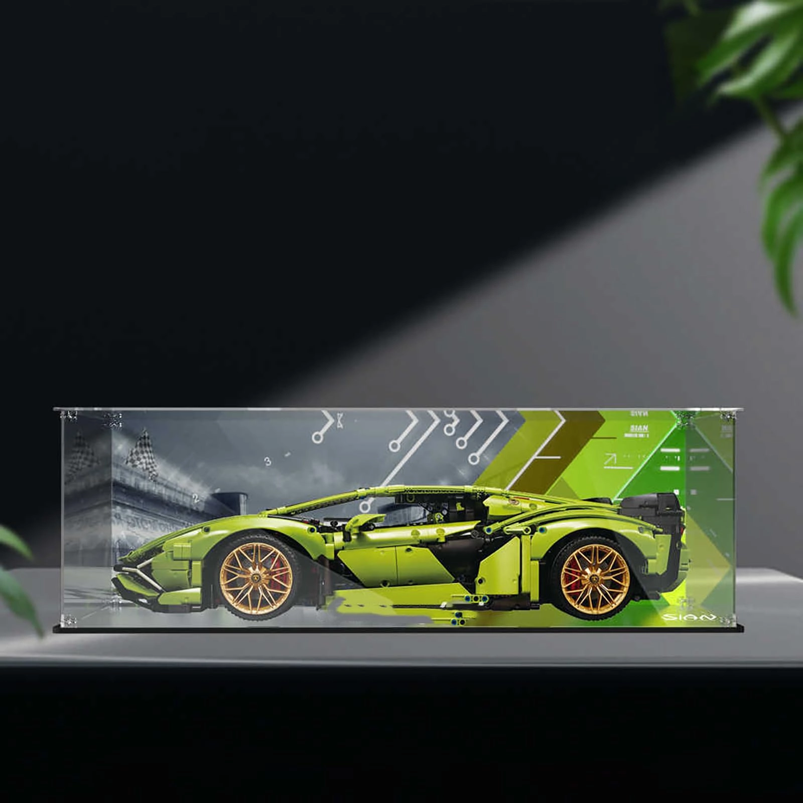 Generic Acrylic Display Box - 65 x 30 x 20 cm for 42115