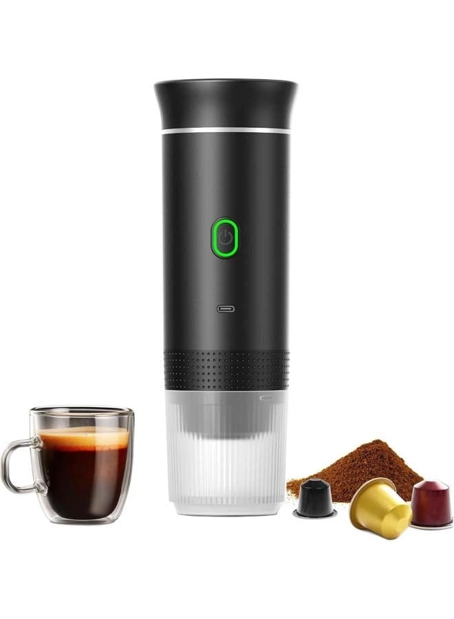 Portable Electric Espresso Machine - Ground Coffee & NS Capsule