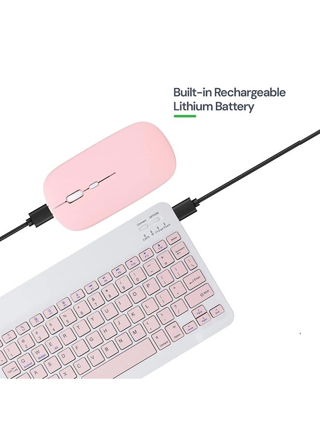 Bluetooth Keyboard & Mouse Combo - QWERTY Wireless