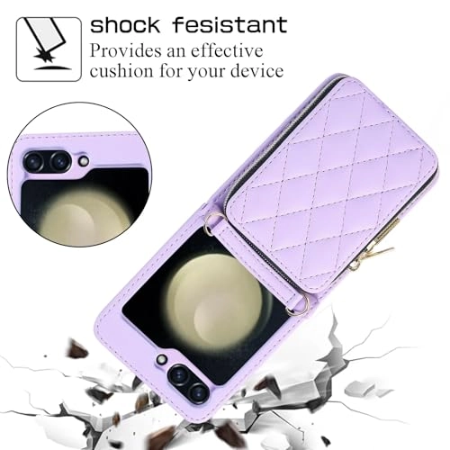 Miagon Folio Case for Samsung Galaxy Z Flip 5