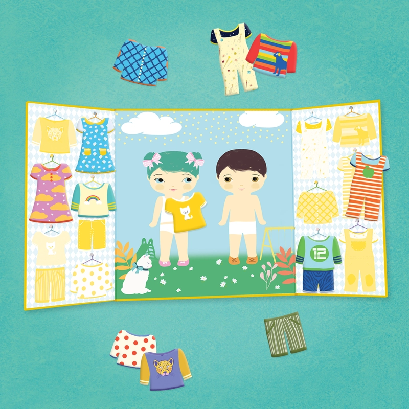 Clothes Activity Sticker Book 14 pcs