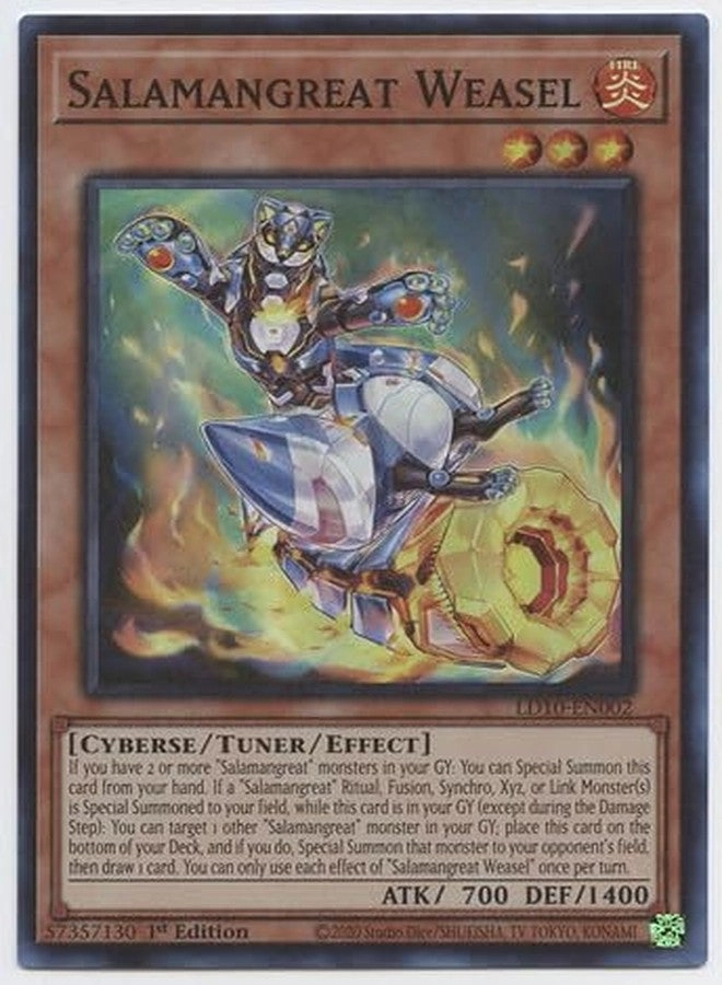 Yu-Gi-Oh! Salamangreat Weasel LD10-EN002