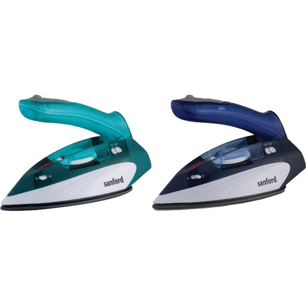 Sanford Travel Steam Iron - 900-1100W Dual Voltage
