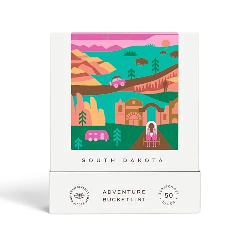 South Dakota Adventure Bucket List - 50 Scratch-Off Cards