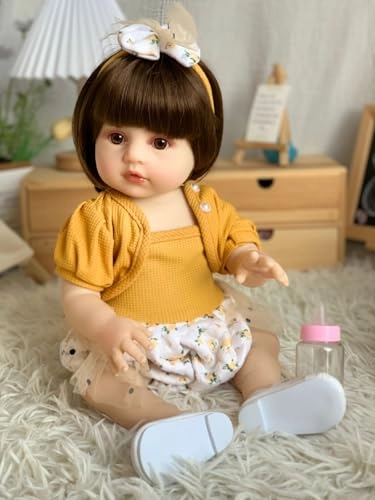 Reborn Baby Doll - 48 cm/18 inch Silicone Girl