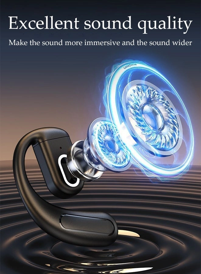 AI Real-time Translation Earphones - Single-ear Wireless Bluetooth Hanging