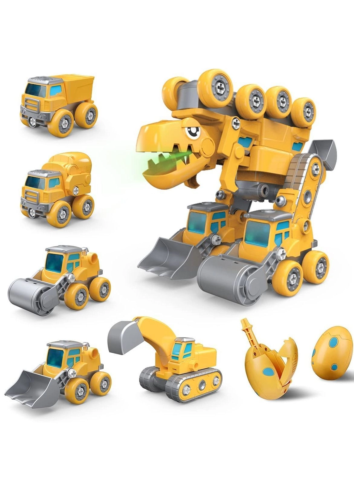 Dinosaur 5-in-1 Take Apart Transform Vehicles