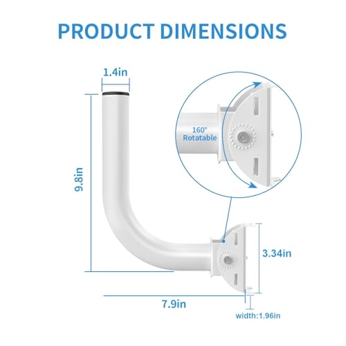 Wireless Bridge Mount - 2 Pack Ubiquiti Nanostation Meraki Aruba Ruckus UeeVii