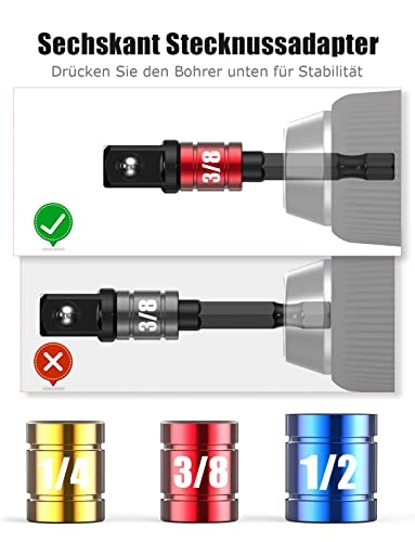 Angle Drill Attachment - 105° 1/4 Inch 3/8 Inch 1/2 Inch