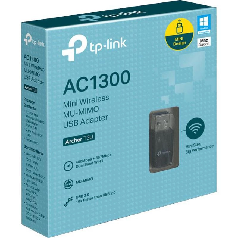Archer T3U - 2.4G/5G USB 3.0 Wireless
