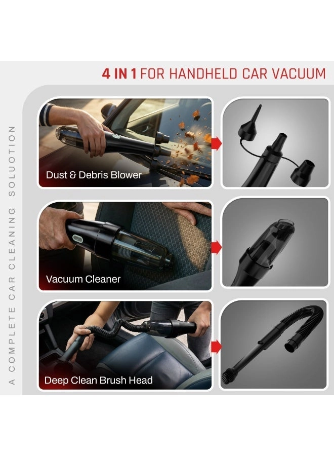 Cordless Car Vacuum Cleaner - 2000mAh*3